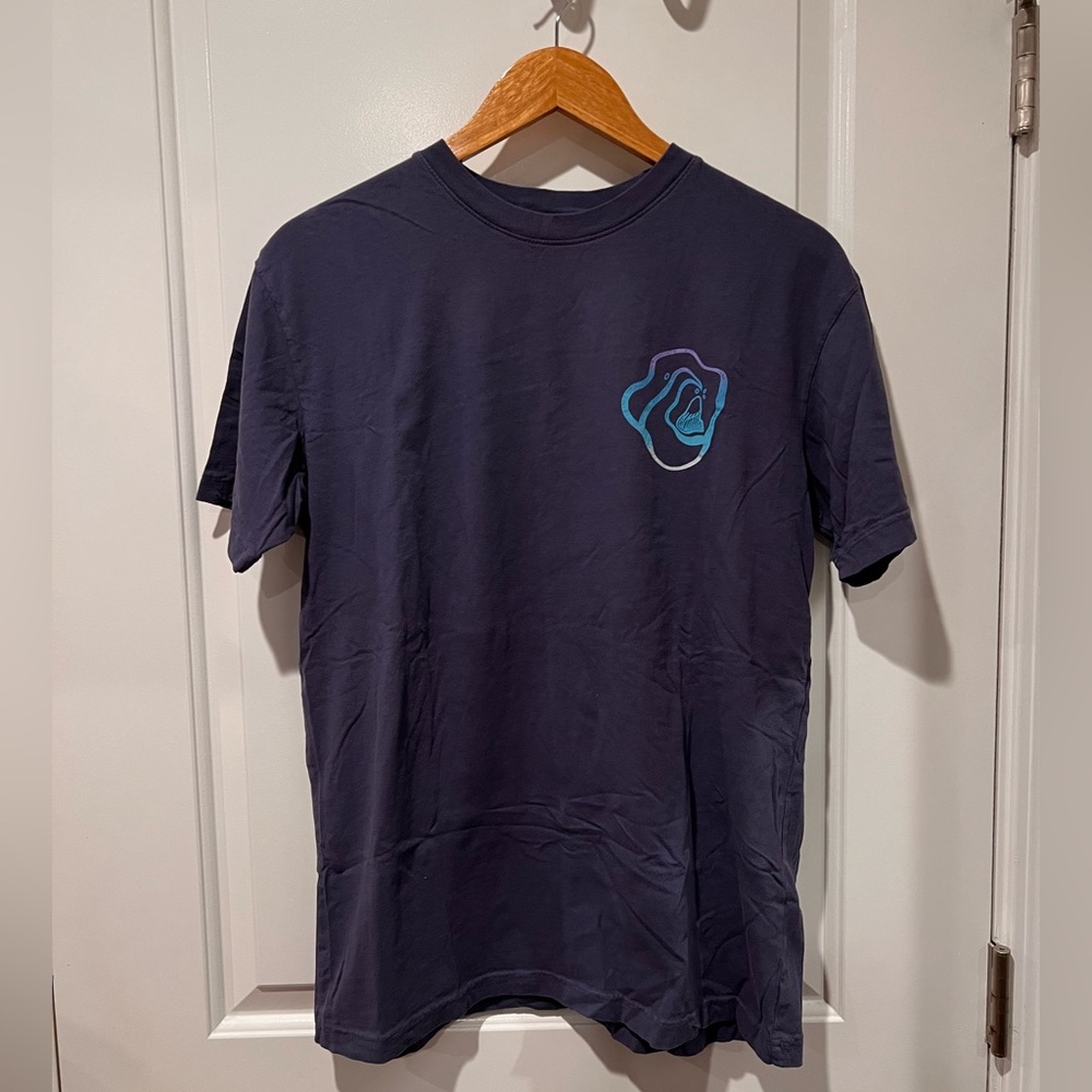 NWOT Quiksilver Wavy Logo T Shirt - Picture 2 of 3